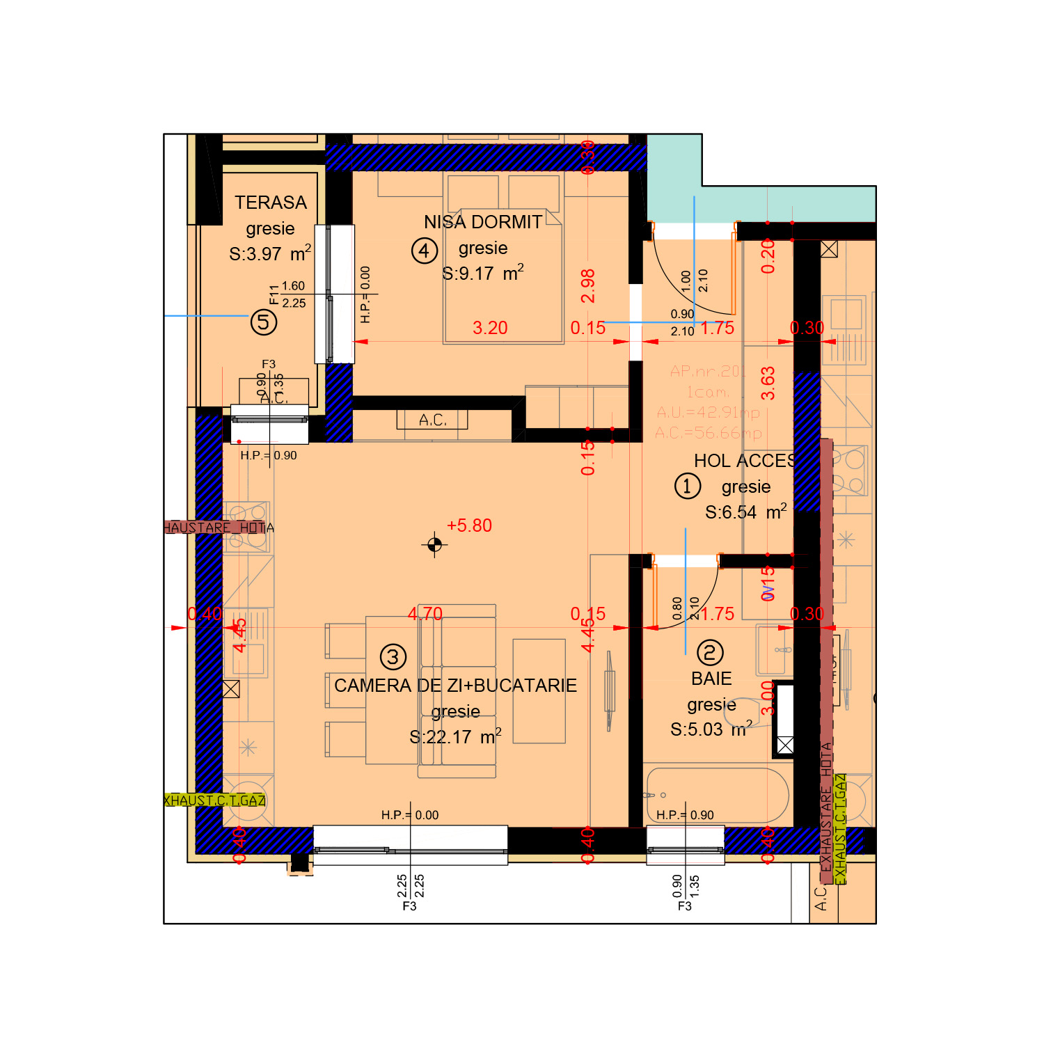 Ap. 201 – Etaj 2
