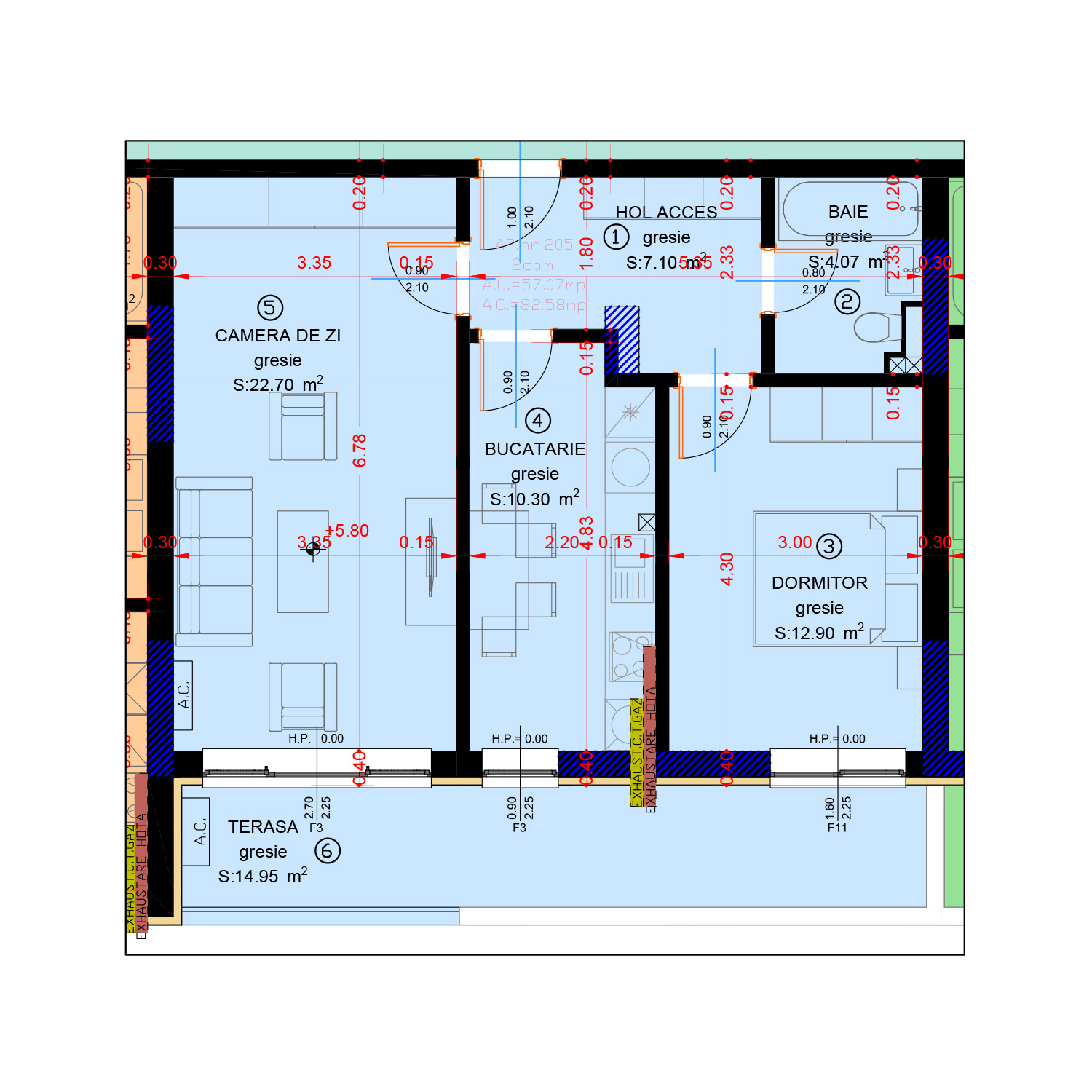 Ap. 205 – Etaj 2
